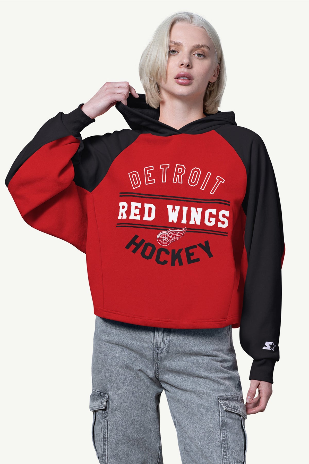Starter Great Value | WOMENS DETROIT RED WINGS CROPPED HOODIE