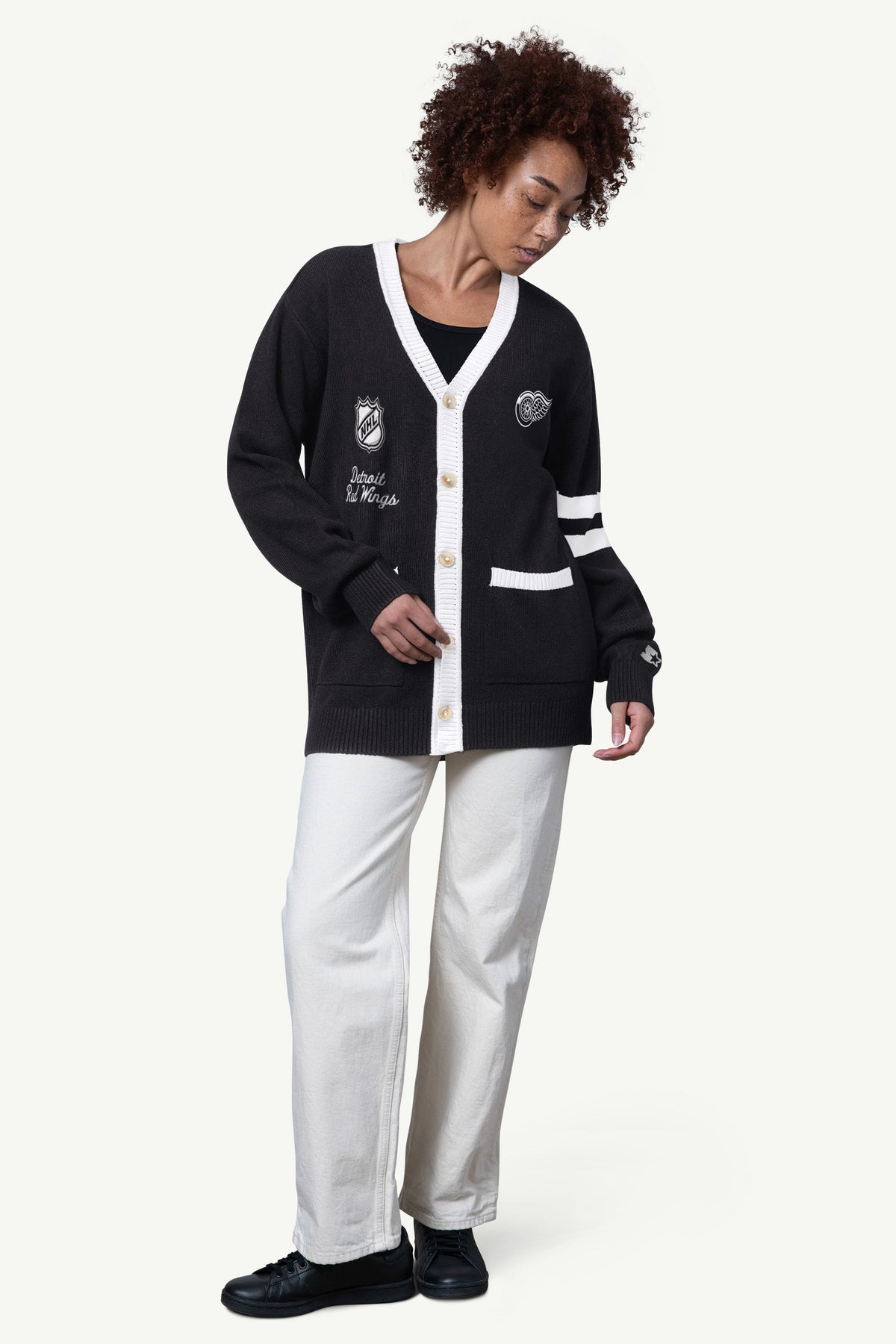 Starter Exclusive | WOMENS DETROIT RED WINGS CARDIGAN