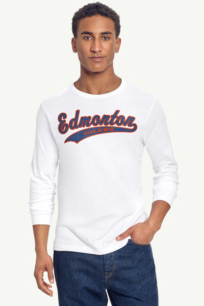 Starter Smart Buy | MENS EDMONTON OILERS TAILSWEEP LONG SLEEVE T SHIRT