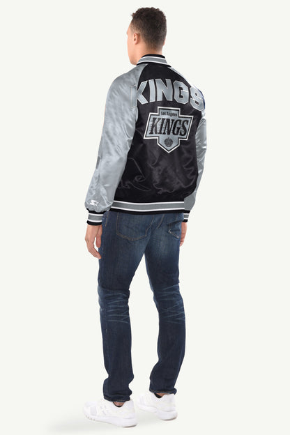 Starter Best Seller | MENS LOS ANGELES KINGS INDUCTEE SATIN VARSITY JACKET