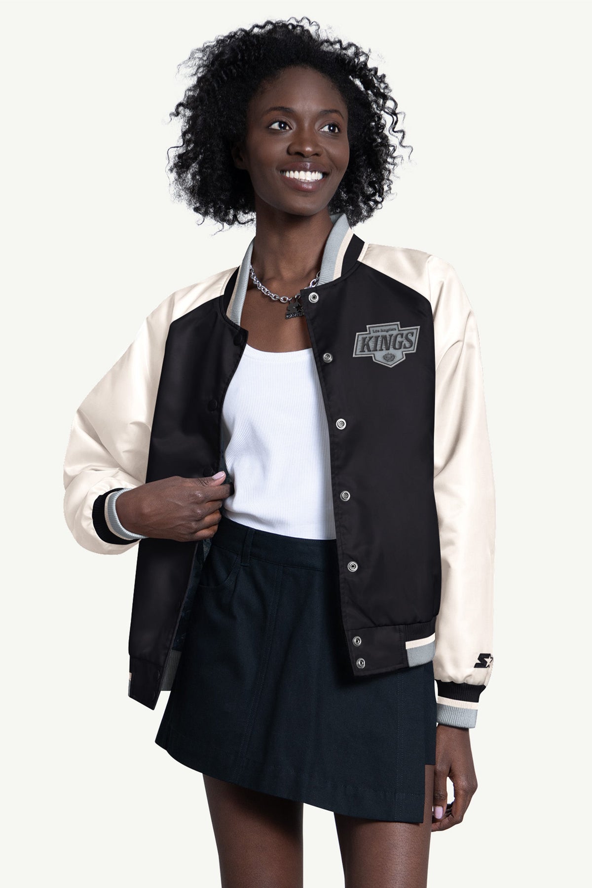 Starter Special Offer | WOMENS LOS ANGELES KINGS BLITZ VARSITY JACKET