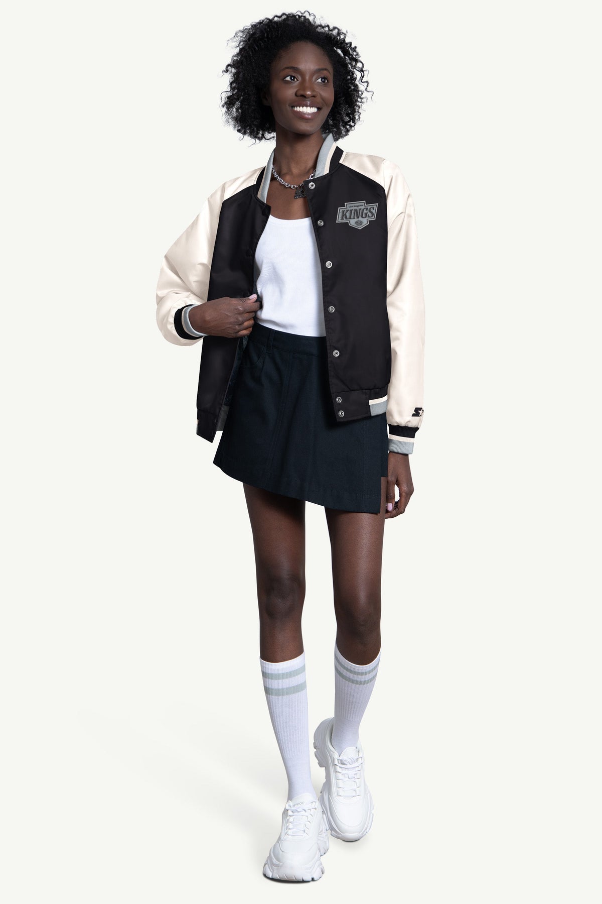 Starter Special Offer | WOMENS LOS ANGELES KINGS BLITZ VARSITY JACKET
