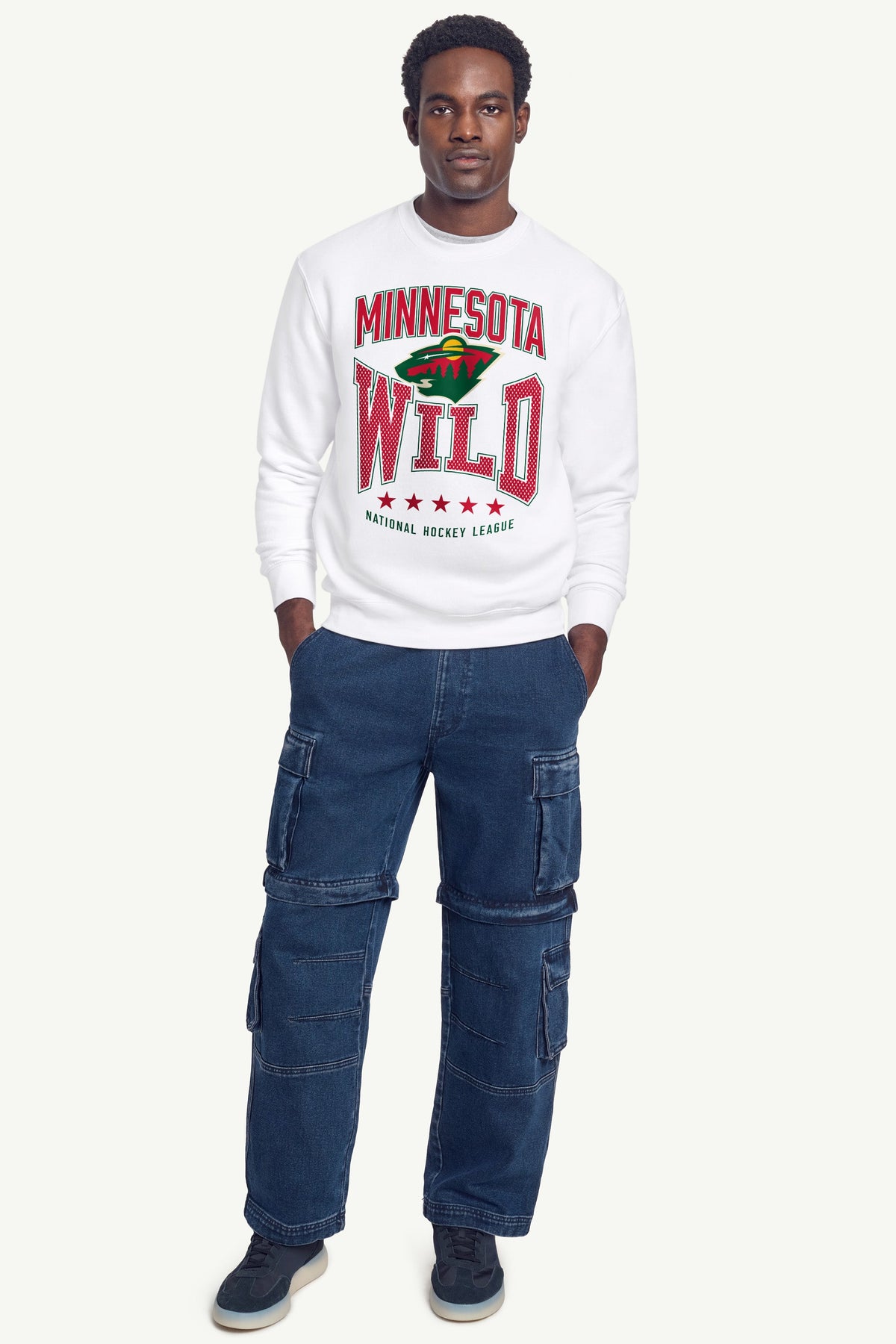 Starter Premium | MENS MINNESOTA WILD CENTER SQUEEZE SWEATSHIRT