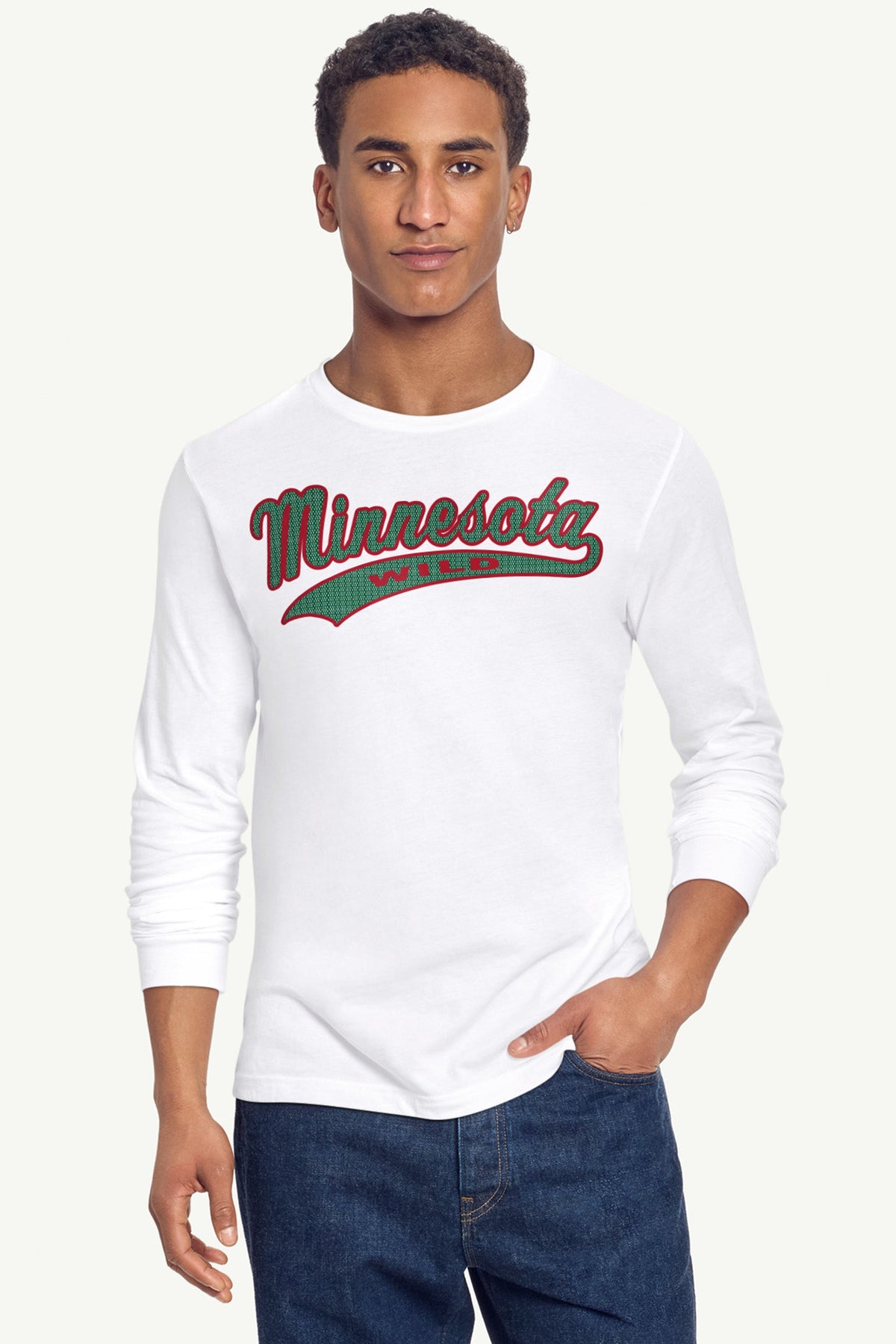 Starter Everyday | MENS MINNESOTA WILD TAILSWEEP LONG SLEEVE T SHIRT