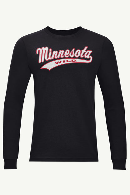 Starter Signature | MENS MINNESOTA WILD TAILSWEEP LONG SLEEVE T SHIRT