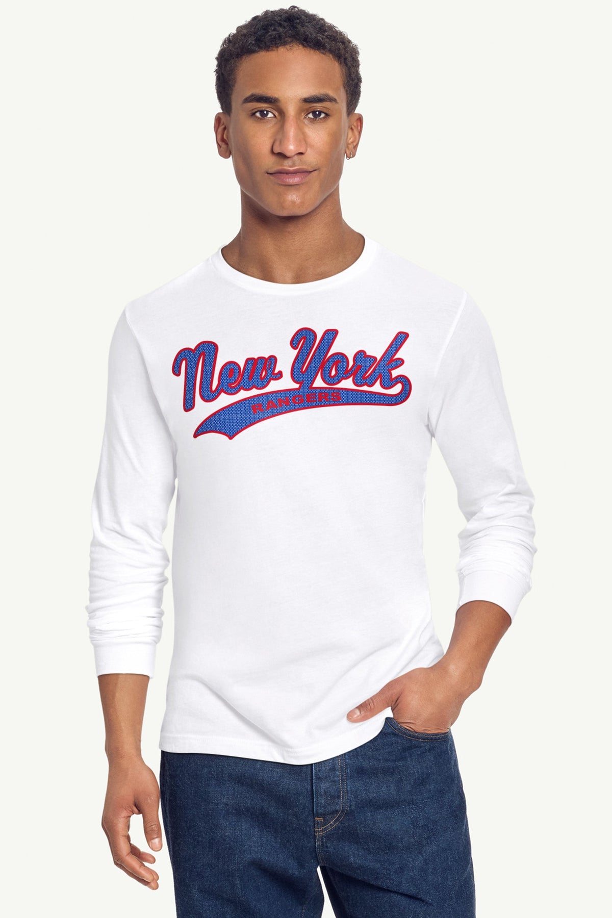Starter Great Value | MENS NEW YORK ISLANDERS TAILSWEEP LONG SLEEVE T SHIRT