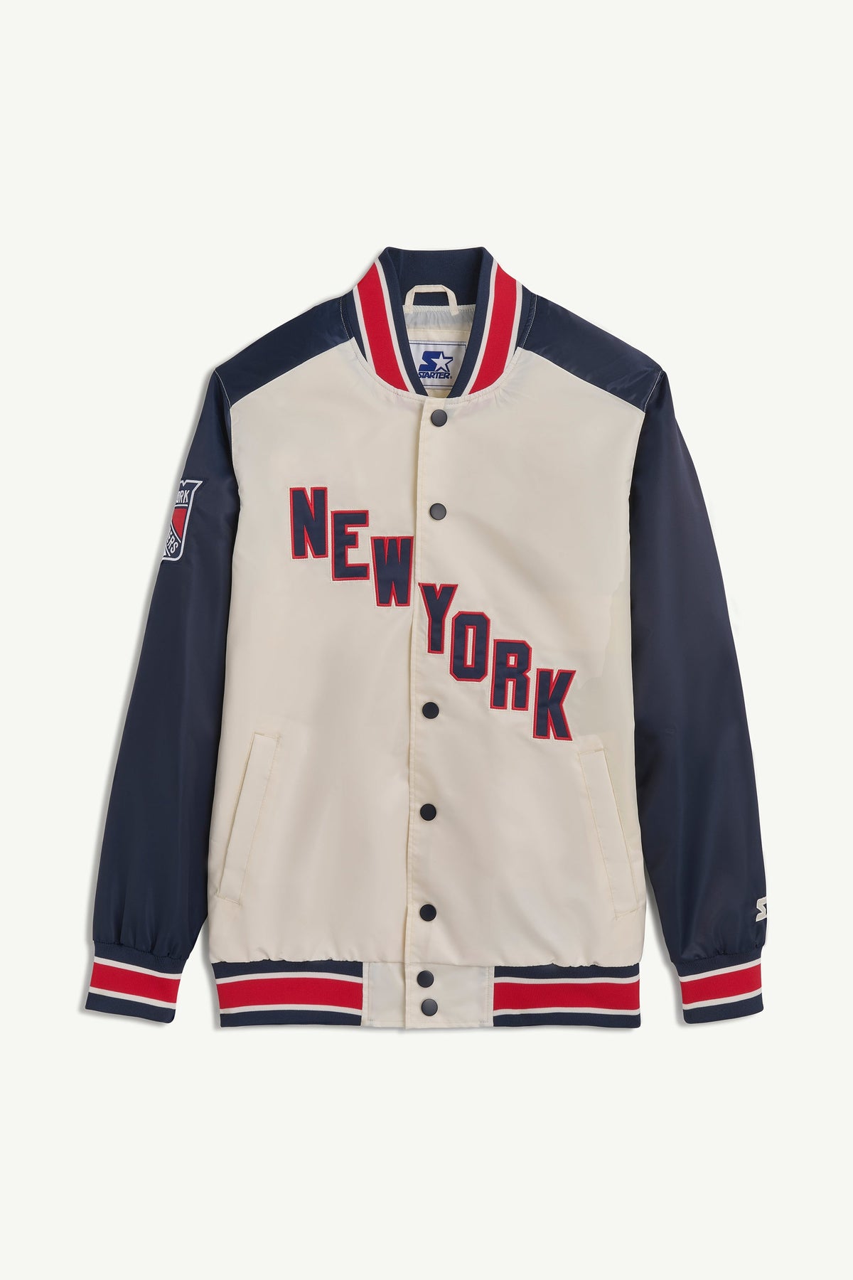 Starter Recommended | NEW YORK RANGERS THE RENEGADE VARSITY JACKET