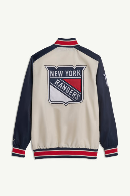 Starter Recommended | NEW YORK RANGERS THE RENEGADE VARSITY JACKET