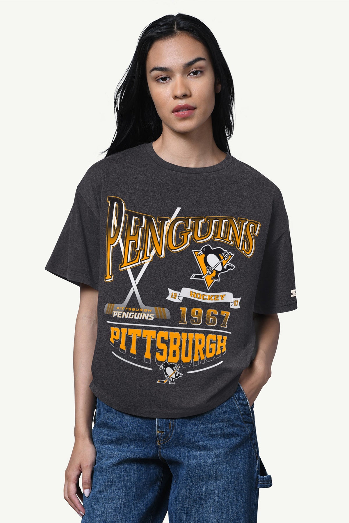 Starter New | WOMENS PITTSBURGH PENGUINS HALL OF FAME T SHIRT