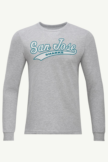 Starter Top Pick | MENS SAN JOSE SHARKS TAILSWEEP LONG SLEEVE T SHIRT