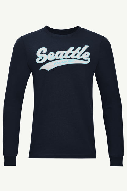 Starter Special Offer | MENS SEATTLE KRAKEN TAILSWEEP LONG SLEEVE T SHIRT