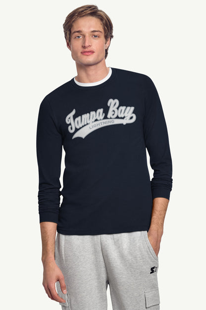 Starter Sale | MENS TAMPA BAY LIGHTNING TAILSWEEP LONG SLEEVE T SHIRT
