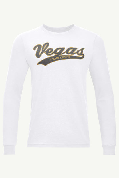 Starter Best Seller | MENS LAS VEGAS GOLDEN KNIGHTS TAILSWEEP LONG SLEEVE T SHIRT