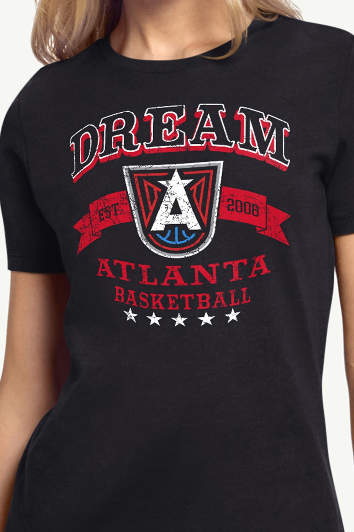 Starter Classic | WOMENS WNBA ATLANTA DREAM BLEACHERS & BANNER T SHIRT