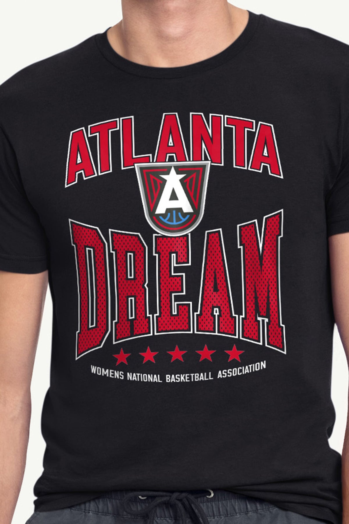 Starter Classic | MENS WNBA ATLANTA DREAM CENTER SQUEEZE T SHIRT