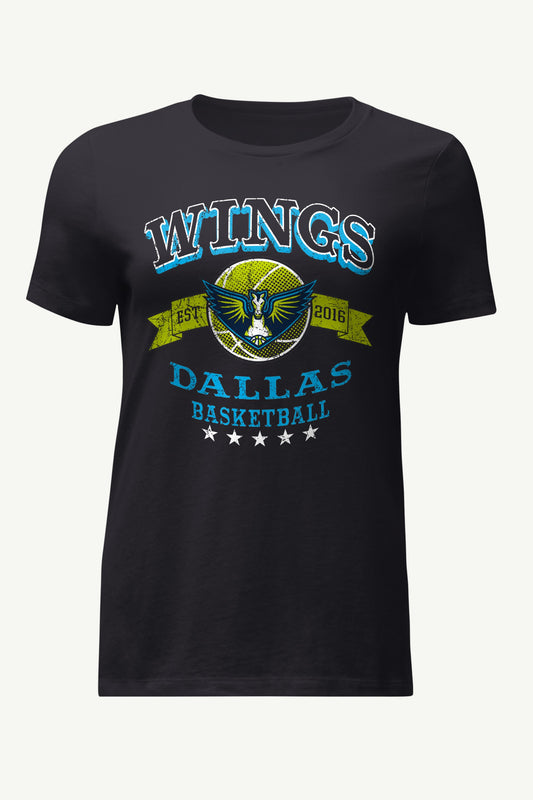 Starter Recommended | WOMENS WNBA DALLAS WINGS BLEACHERS & BANNER T SHIRT