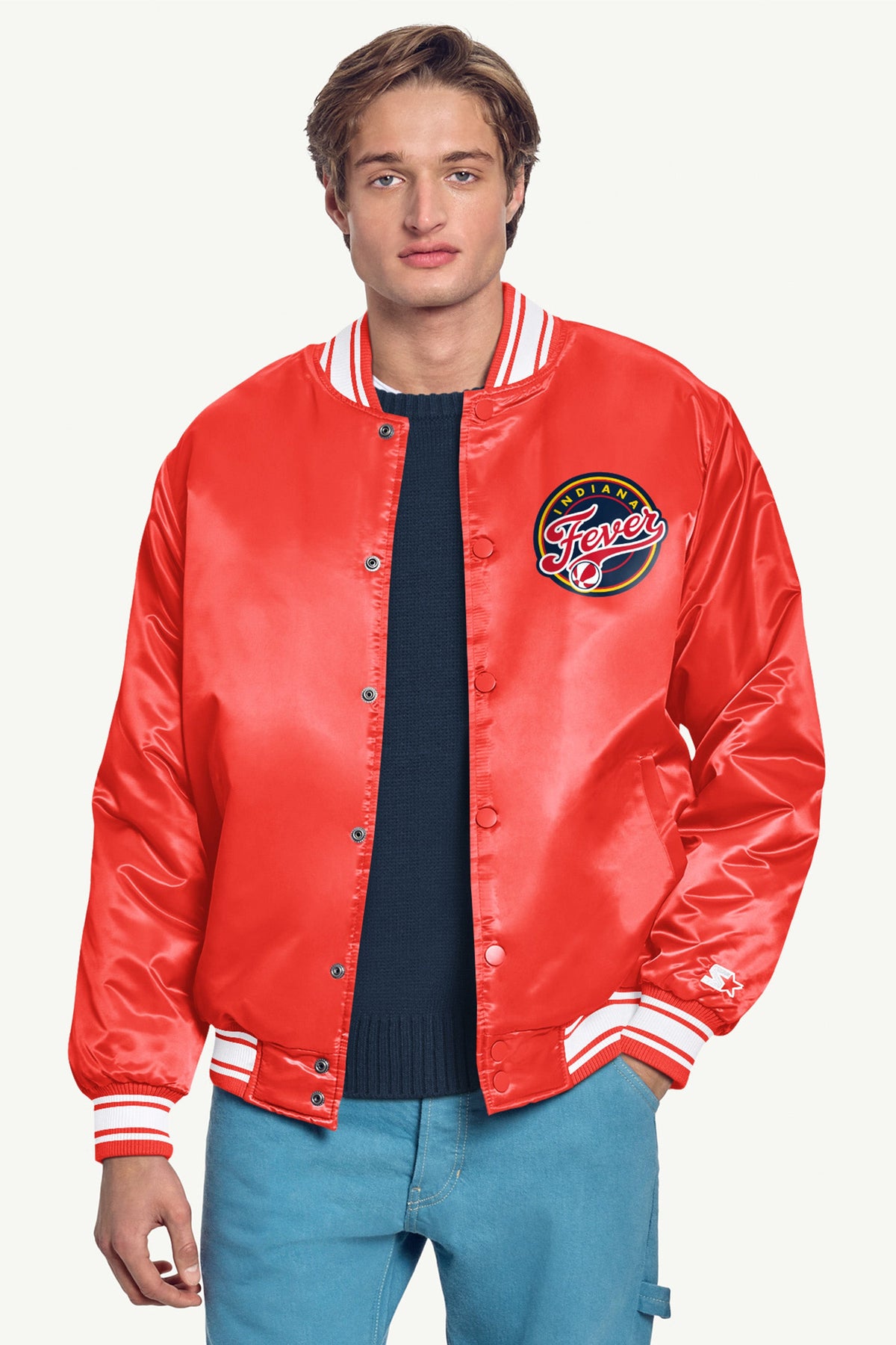 Starter Classic | MENS WNBA INDIANA FEVER VARSITY JACKET