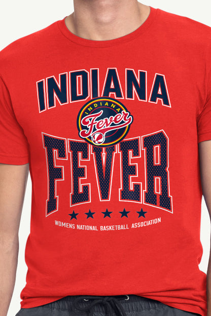 Starter Featured | MENS WNBA INDIANA FEVER CENTER SQUEEZE T SHIRT