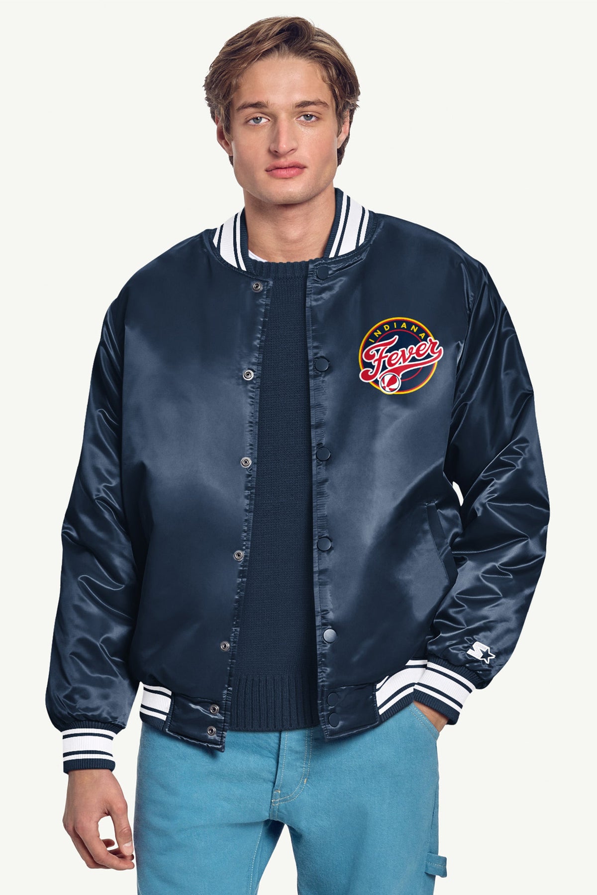 Starter Classic | MENS WNBA INDIANA FEVER VARSITY JACKET