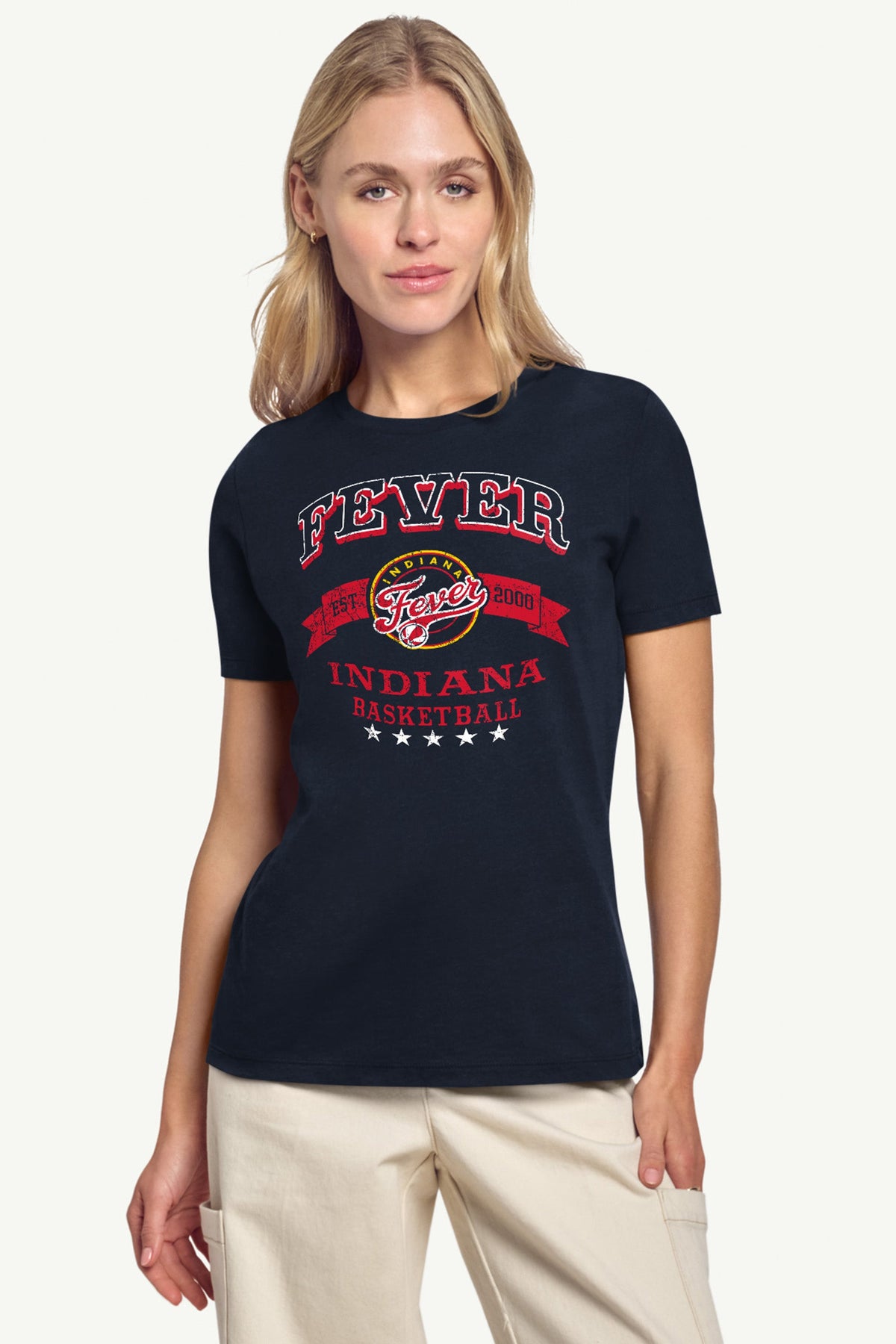 Starter Signature | WOMENS WNBA INDIANA FEVER BLEACHERS & BANNER T SHIRT
