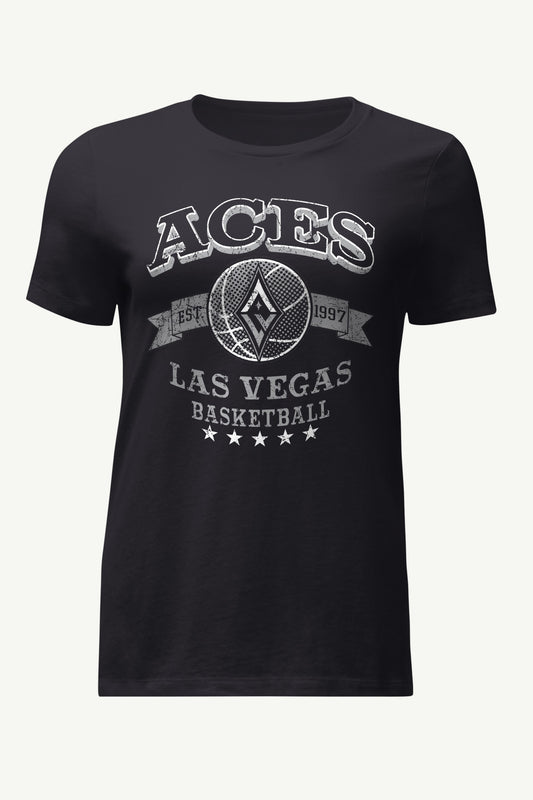 Starter Quality | WOMENS WNBA LAS VEGAS ACES BLEACHERS & BANNER T SHIRT