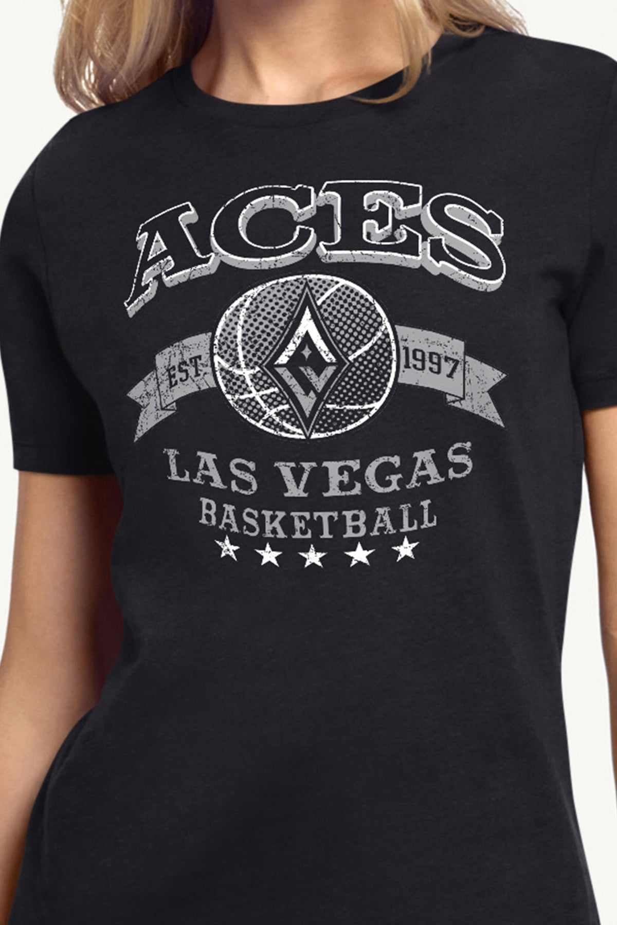 Starter Quality | WOMENS WNBA LAS VEGAS ACES BLEACHERS & BANNER T SHIRT