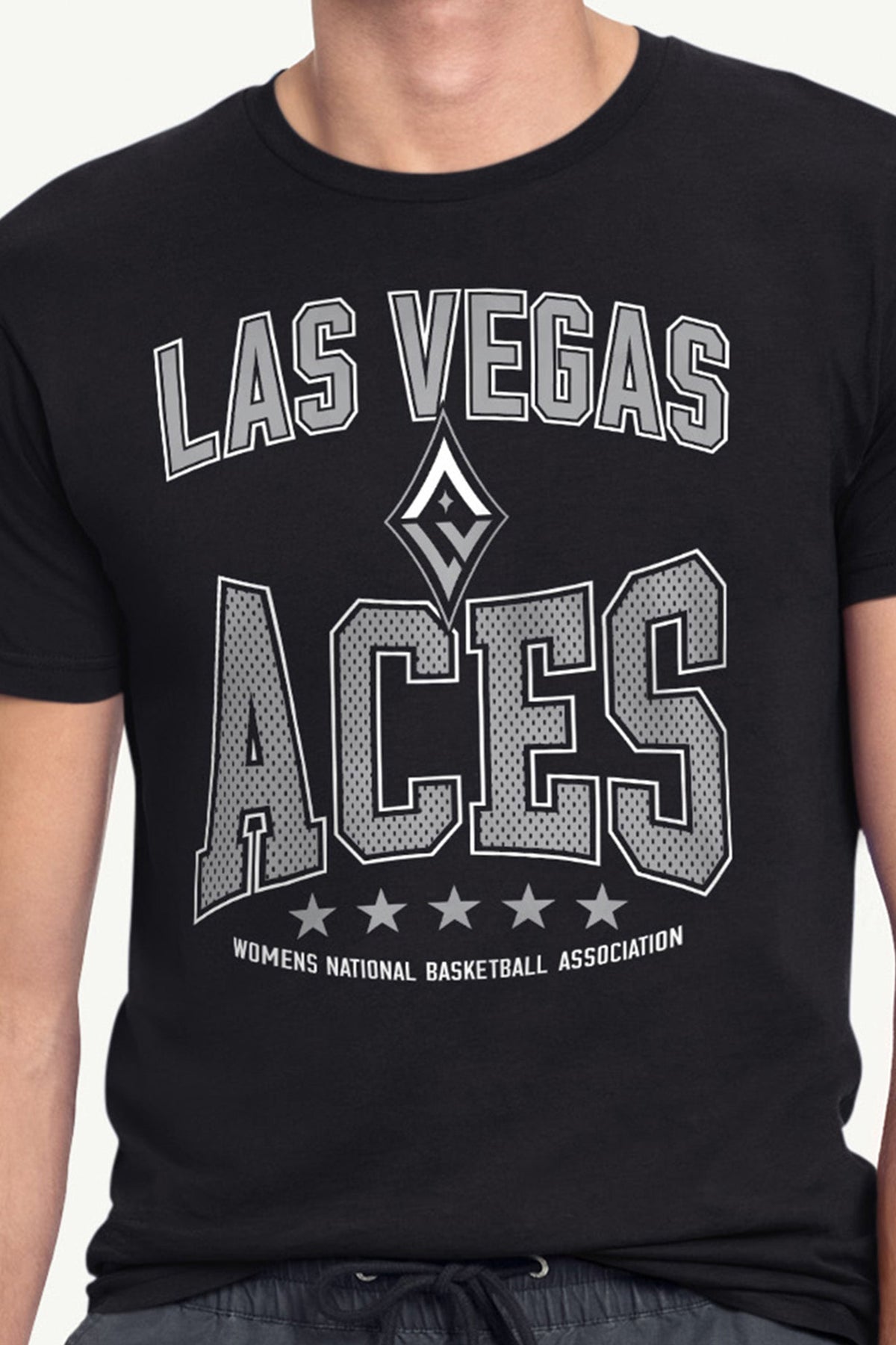 Starter Everyday | MENS WNBA LAS VEGAS ACES CENTER SQUEEZE T SHIRT