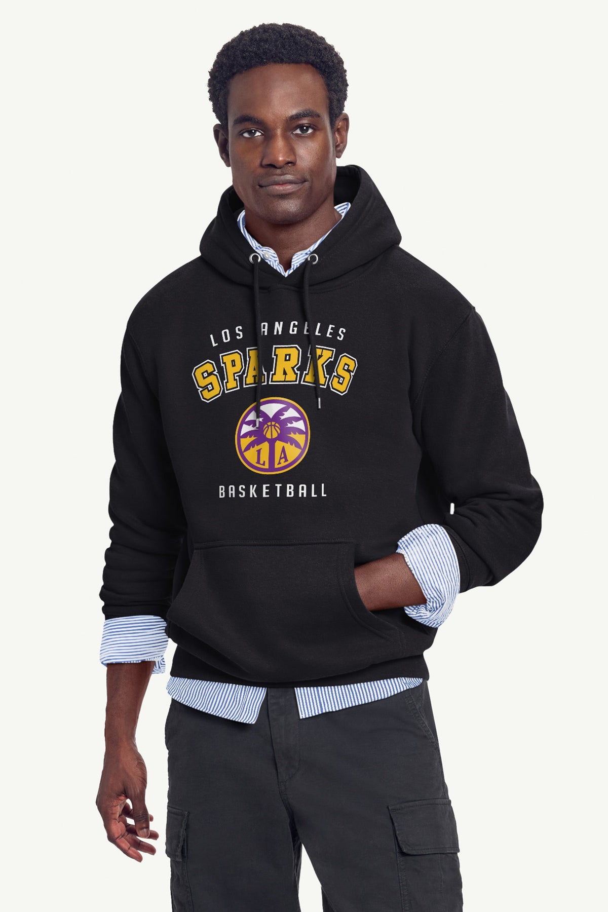 Starter Deals | MENS LOS ANGELES SPARKS LOGO HOODIE