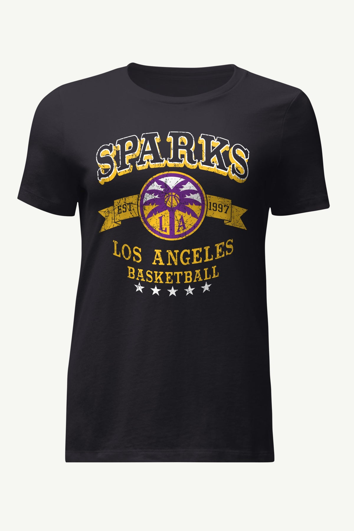 Starter Everyday | WOMENS WNBA LOS ANGELES SPARKS BLEACHERS & BANNER T SHIRT