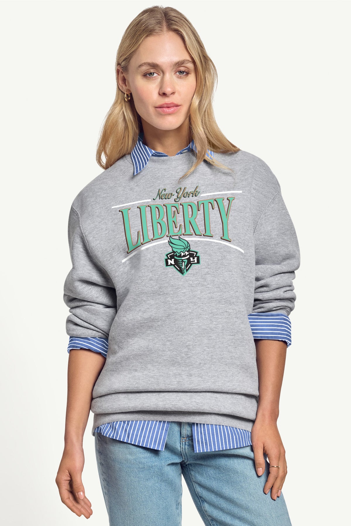 Starter Discount | WOMENS WNBA NEW YORK LIBERTY ARCH SWEATSHIRT