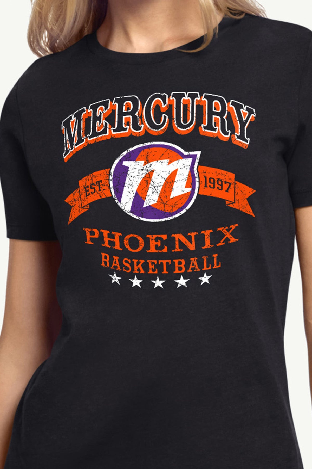 Starter Smart Buy | WOMENS WNBA PHOENIX MERCURY BLEACHERS & BANNER T SHIRT
