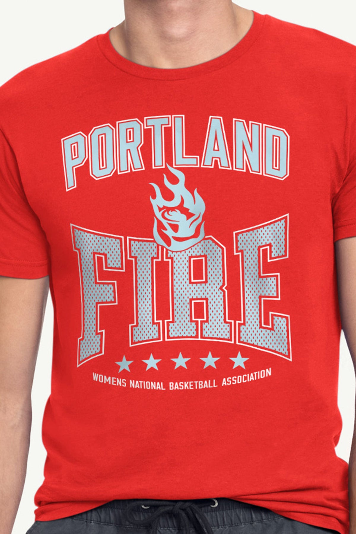 Starter Classic | MENS WNBA PORTLAND FIRE CENTER SQUEEZE T SHIRT