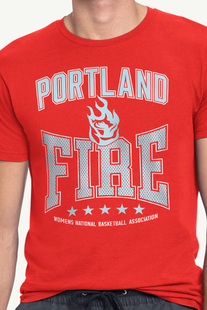 Starter Classic | MENS WNBA PORTLAND FIRE CENTER SQUEEZE T SHIRT