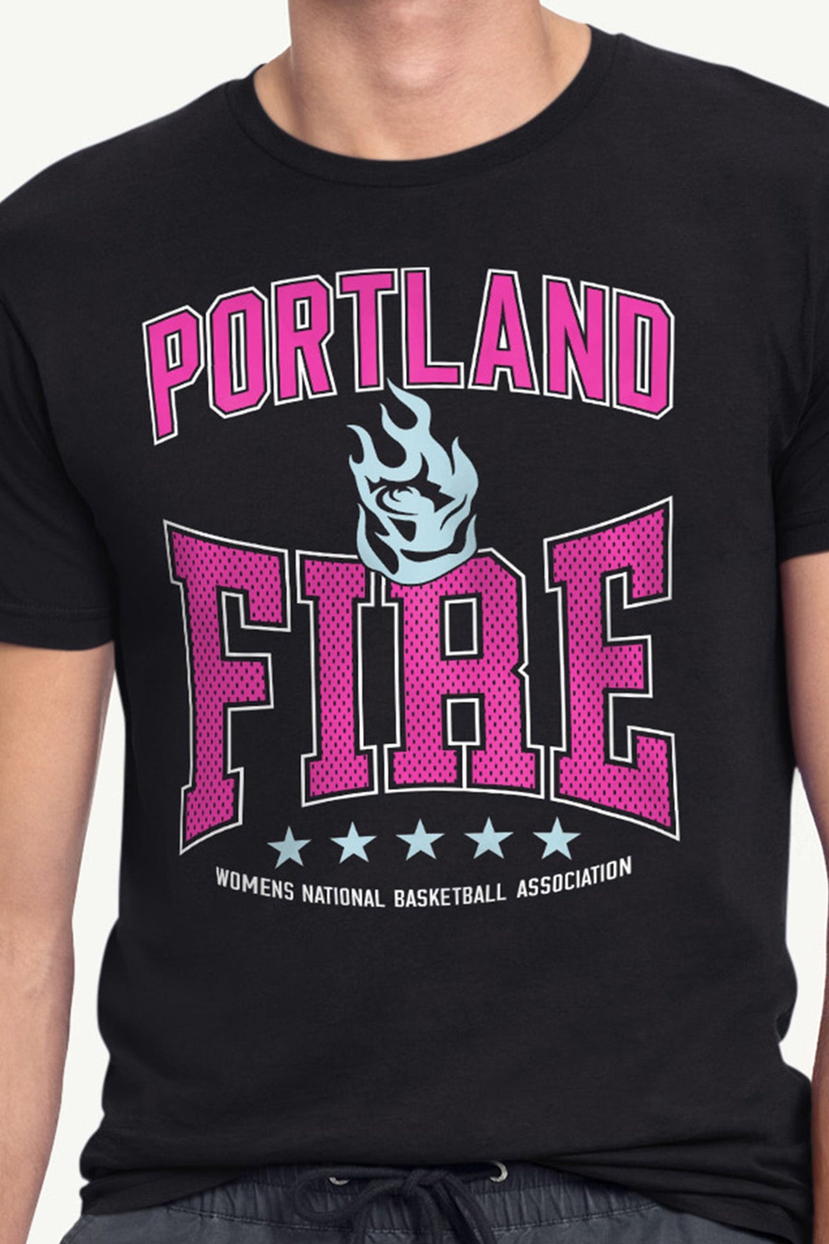 Starter Hot Sale | MENS WNBA PORTLAND FIRE CENTER SQUEEZE T SHIRT