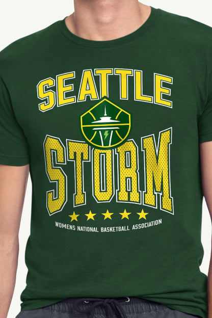 Starter Trusted | MENS WNBA SEATTLE STORM CENTER SQUEEZE T SHIRT