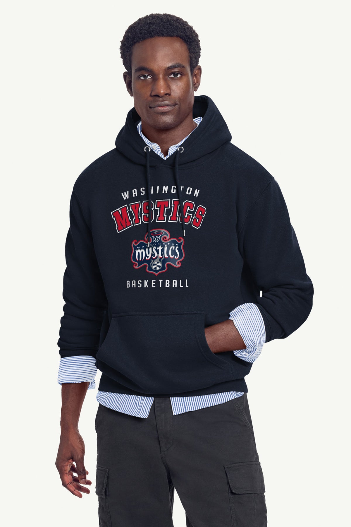 Starter Best Price | MENS WASHINGTON MYSTICS LOGO HOODIE