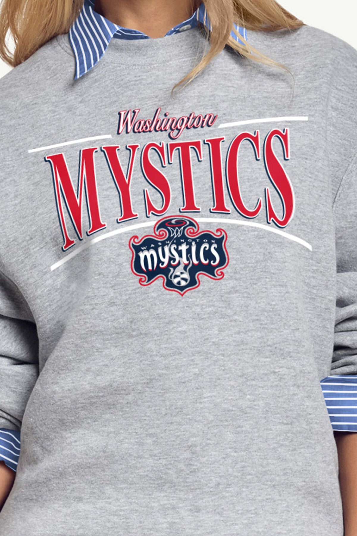 Starter Essential | WOMENS WNBA WASHINGTON MYSTICS ARCH SWEATSHIRT