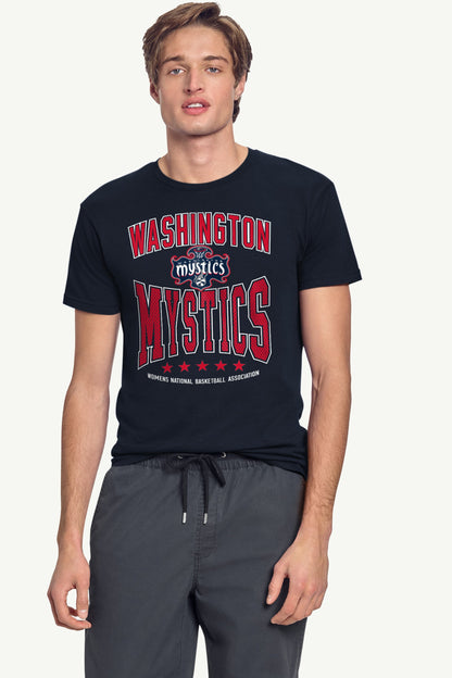 Starter New | MENS WNBA WASHINGTON MYSTICS CENTER SQUEEZE T SHIRT