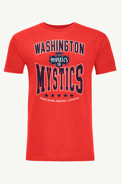 Starter Recommended | MENS WNBA WASHINGTON MYSTICS CENTER SQUEEZE T SHIRT
