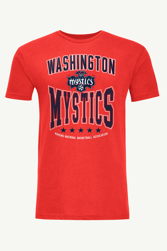 Starter Recommended | MENS WNBA WASHINGTON MYSTICS CENTER SQUEEZE T SHIRT