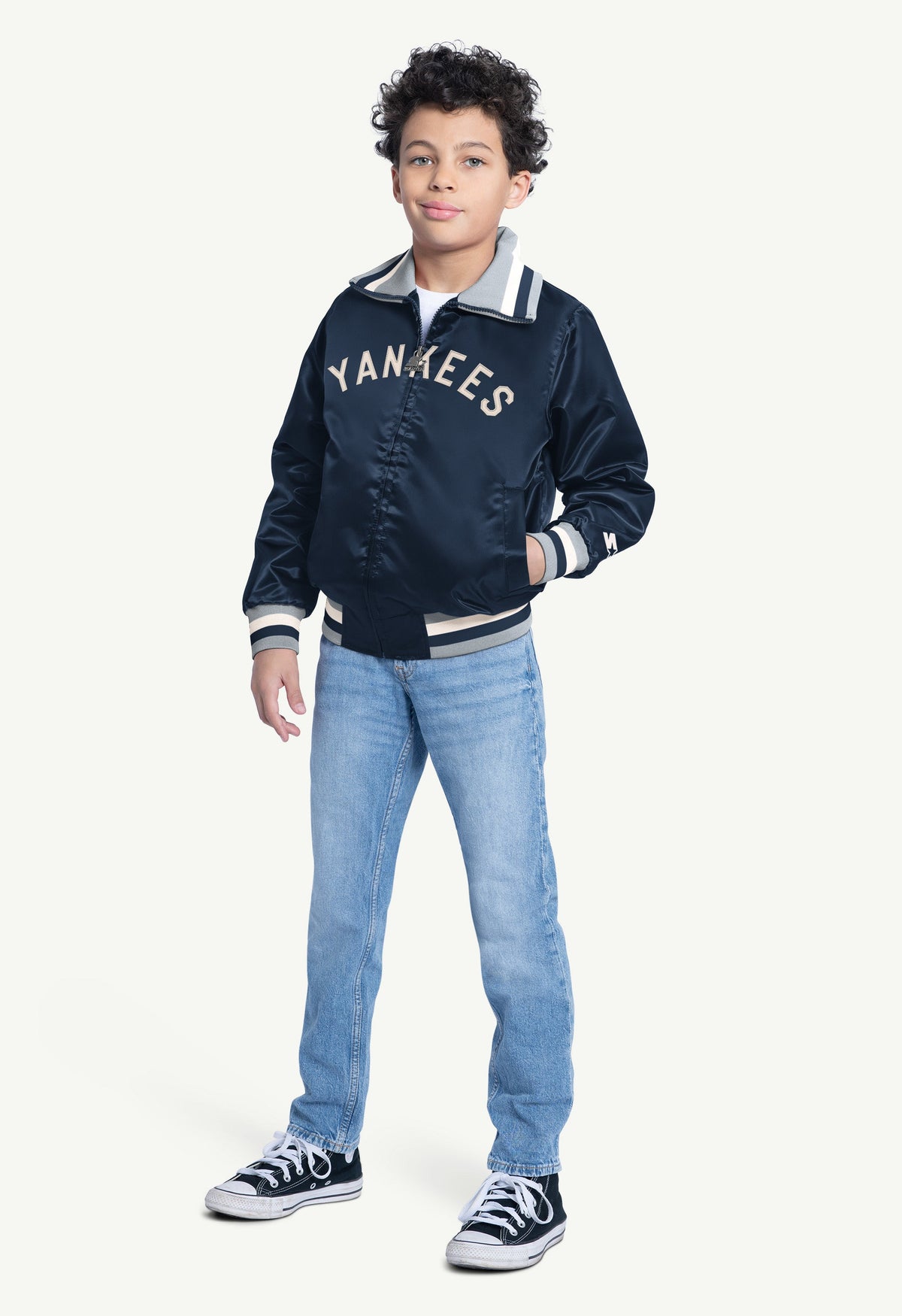 Starter Premium | YOUTH NEW YORK YANKEES CAPTAIN JR. VARSITY JACKET