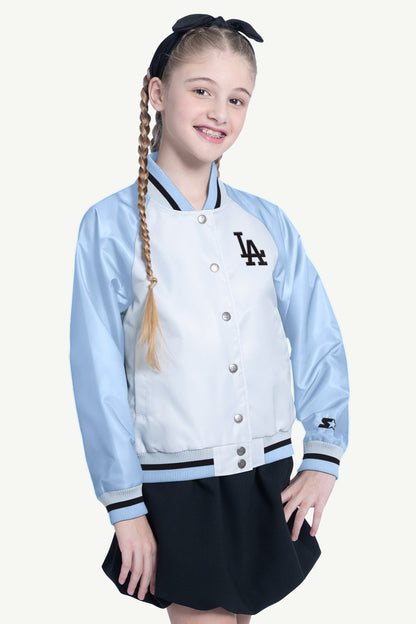 Starter Smart Buy | YOUTH LOS ANGELES DODGERS SCRIMMAGE VARSITY JACKET