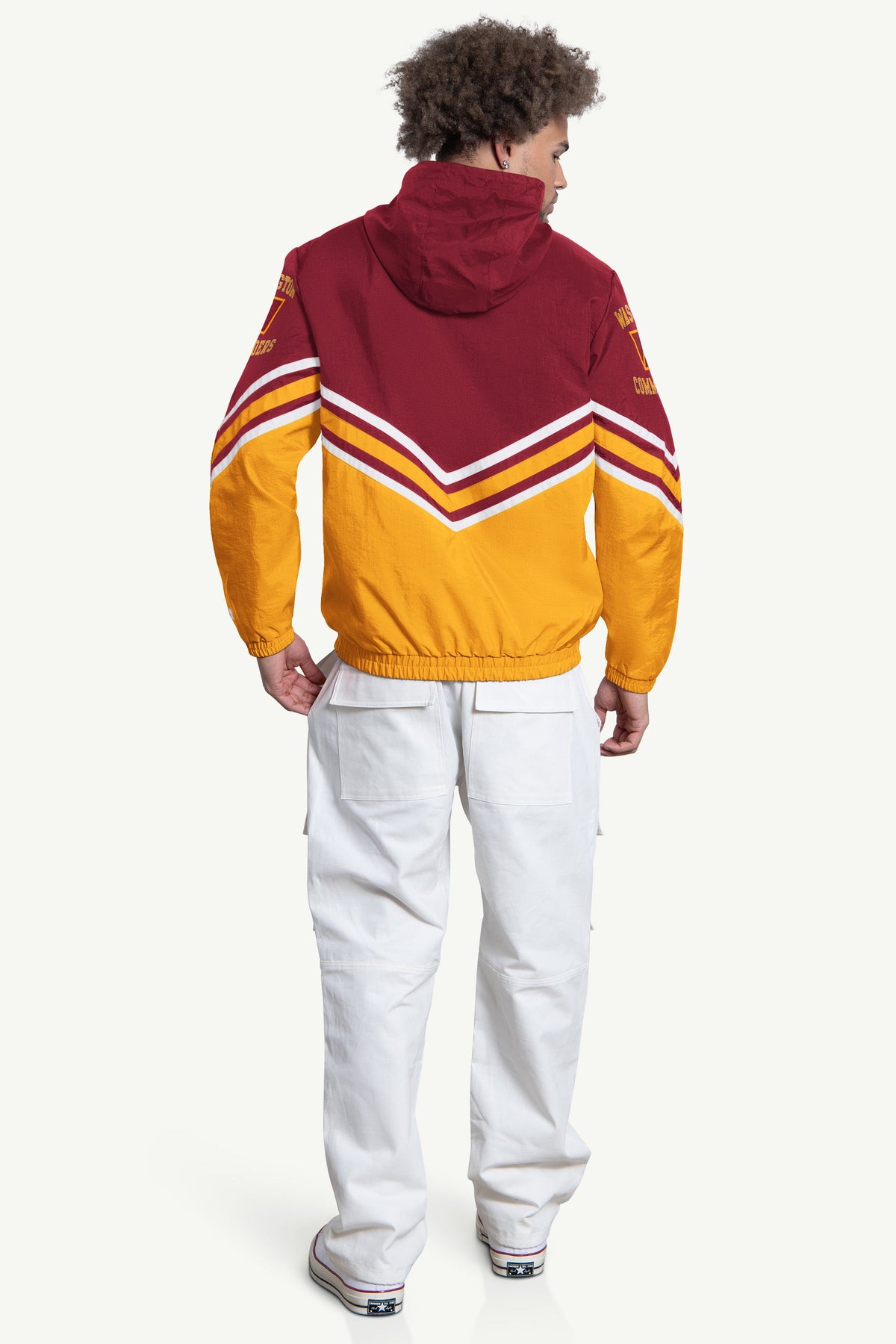 Starter Recommended | MENS WASHINGTON COMMANDERS  FAIR PLAY HALF ZIP HOODED PULLOVER