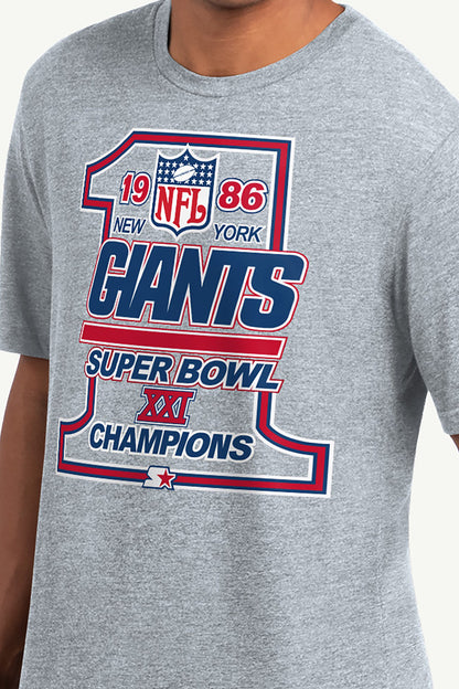 Starter Best Seller | MENS NEW YORK GIANTS 40TH ANNIVERSARY T SHIRT