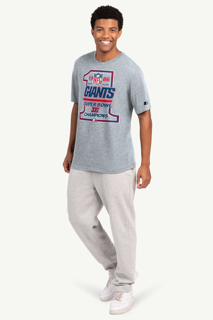 Starter Best Seller | MENS NEW YORK GIANTS 40TH ANNIVERSARY T SHIRT