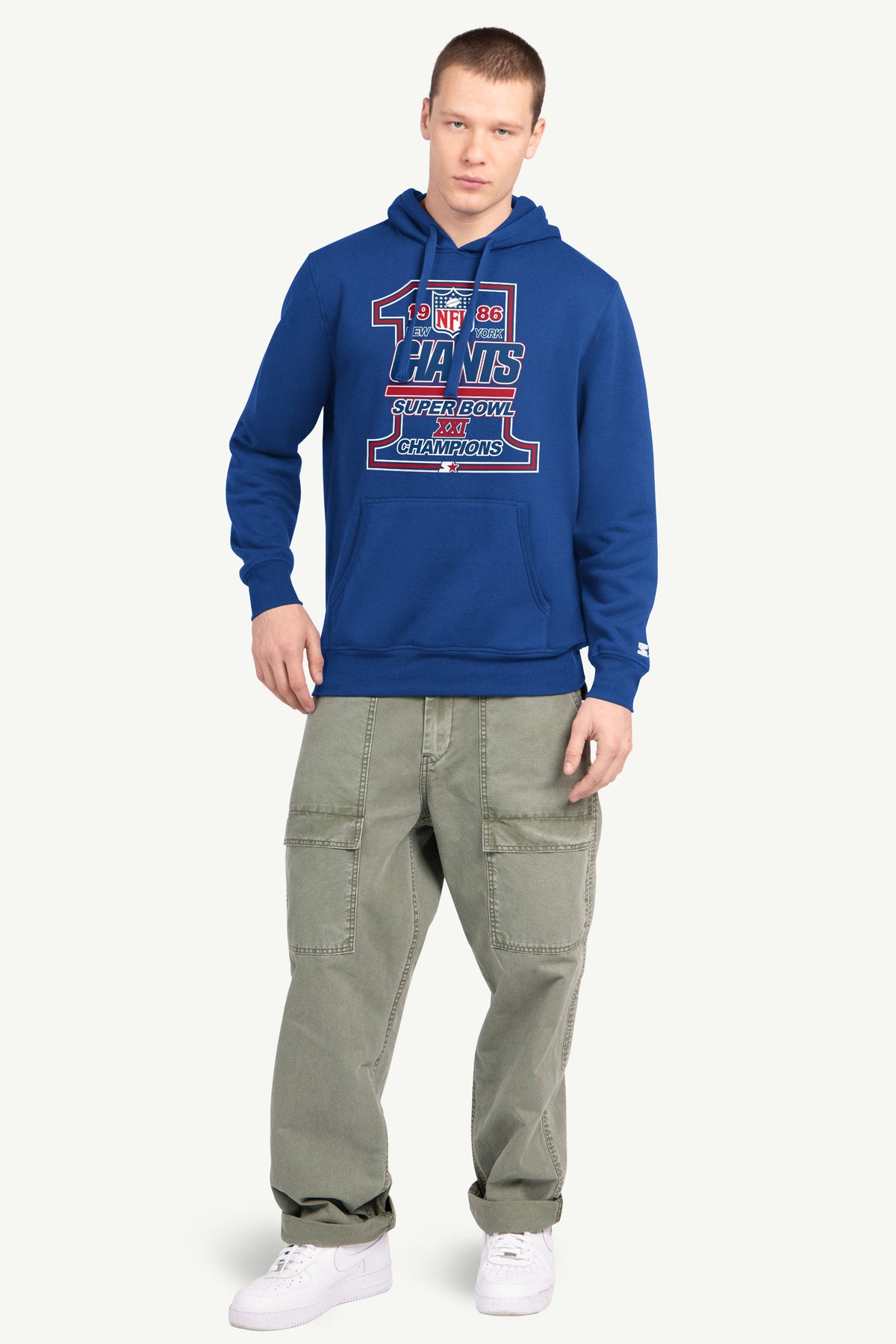 Starter New | MENS NEW YORK GIANTS 40TH ANNIVERSARY HOODIE