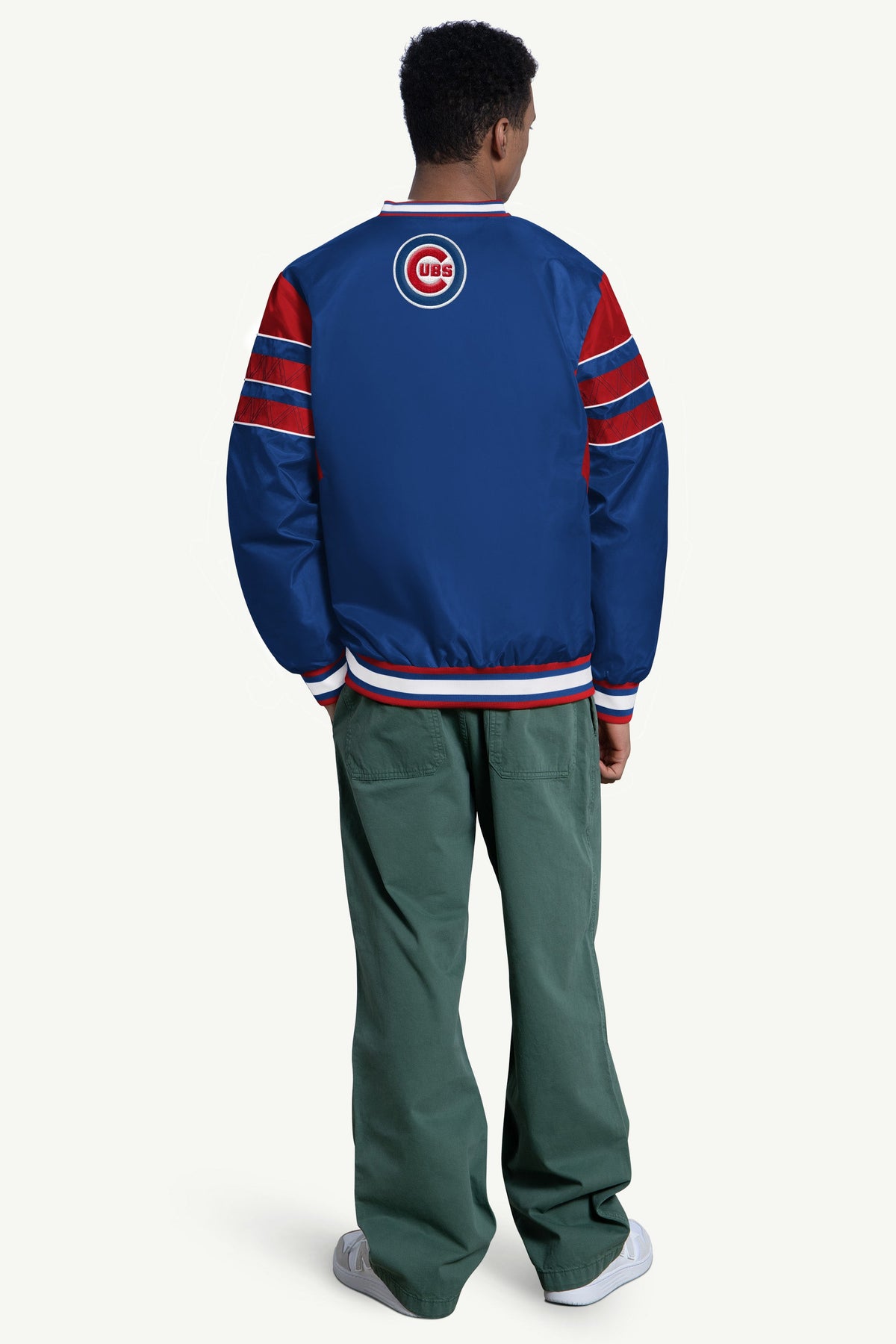 Starter Trusted | MENS CHICAGO CUBS ENFORCER V-NECK PULLOVER JACKET