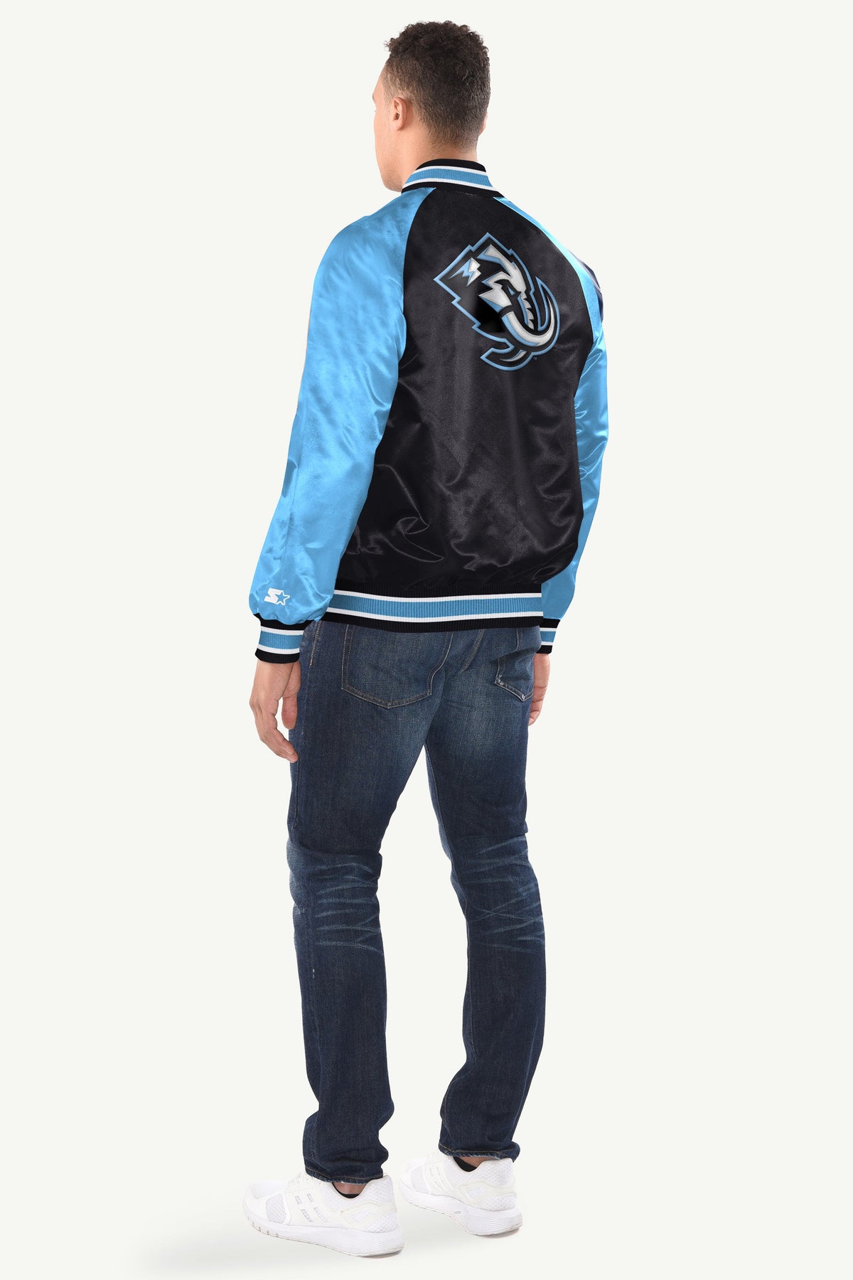 Starter Exclusive | MENS UTAH MAMMOTH INDUCTEE SATIN VARSITY JACKET