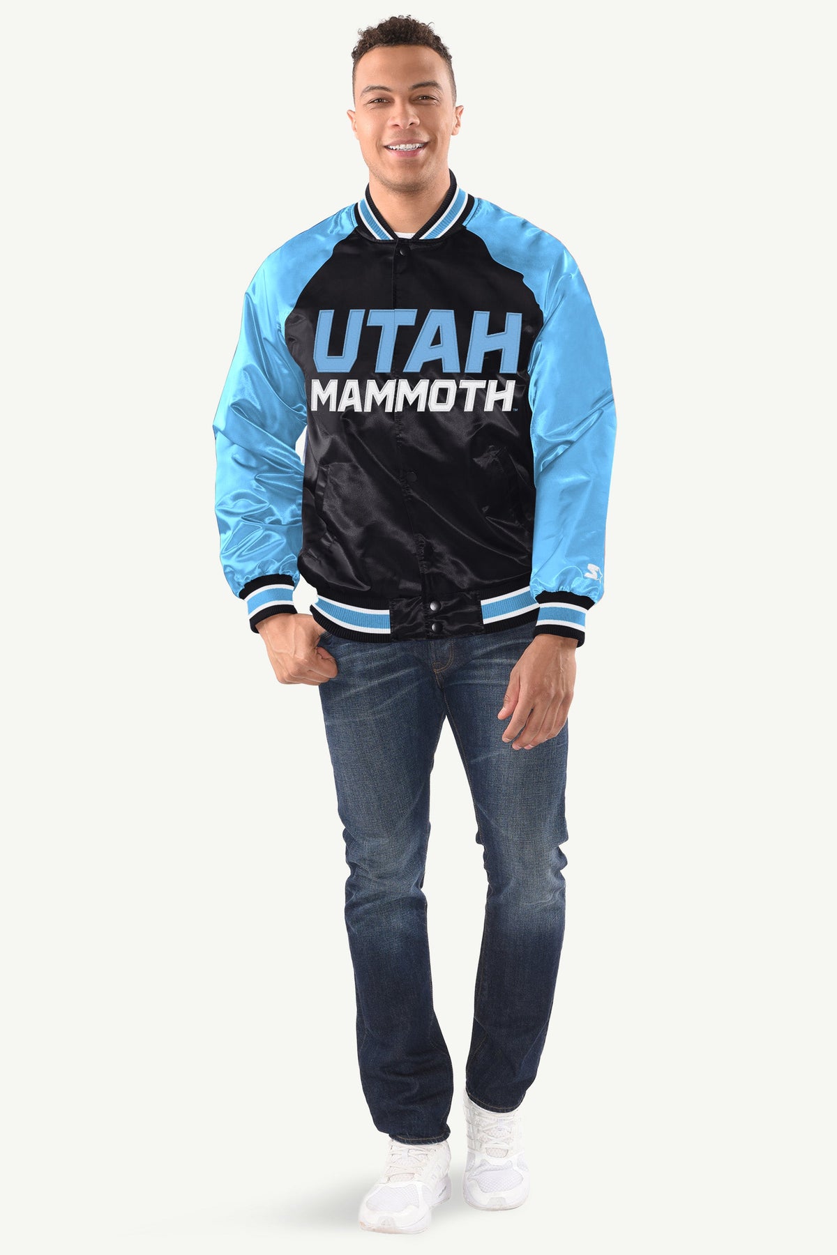 Starter Exclusive | MENS UTAH MAMMOTH INDUCTEE SATIN VARSITY JACKET