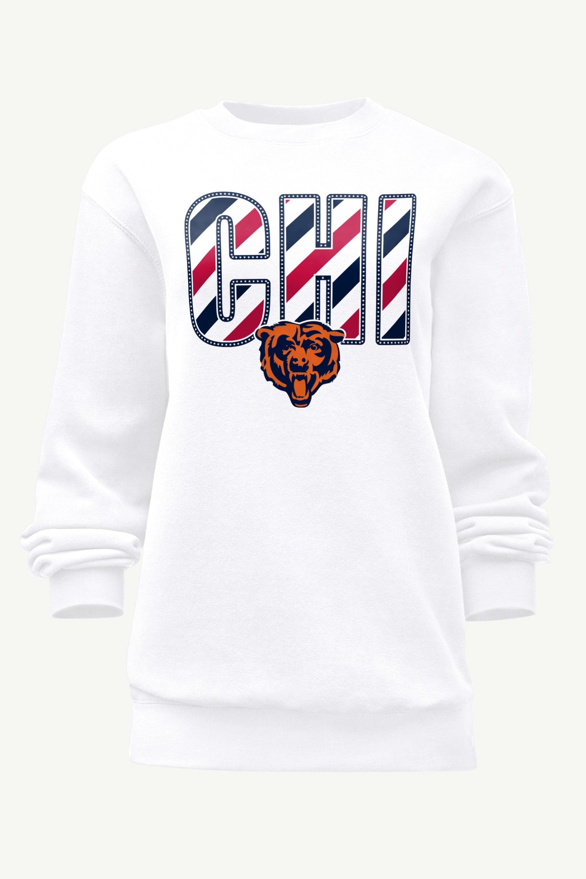 Starter Deals | WOMENS CHICAGO BEARS STARS AND STRIPES SWEATSHIRT